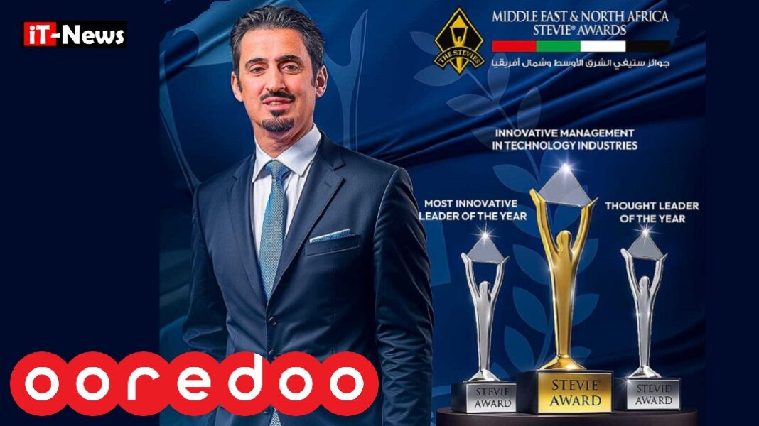 - Mansoor Rashid Al-Khater - CEO de Ooredoo Tunisie - obtient TROIS AWARDS AUX STEVIE