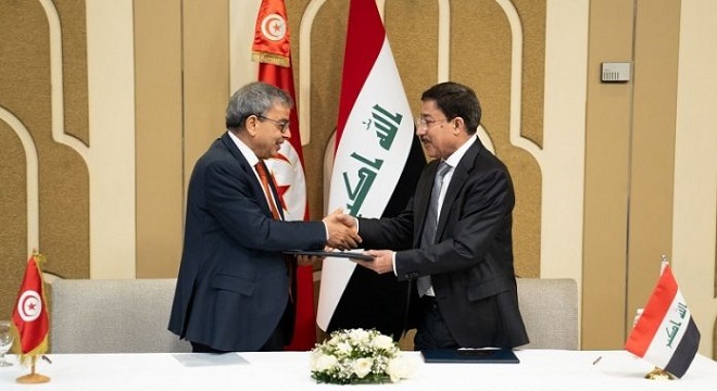 Tunisie- Irak Signature d’un mémorandum de coopération entre les deux Banques centrales