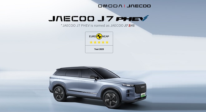 OMODA & JAECOO étend son champ d’action en matière de sécurité ! J7 SHS Secure obtient la note de sécurité 5 étoiles ANCAP.