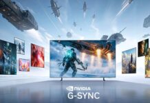 Les téléviseurs et moniteurs OLED Samsung 2026 sont compatibles NVIDIA® G-SYNC™ pour des performances gaming d’élite