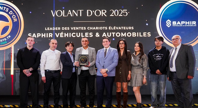 Saphir Véhicules & Automobiles sacré leader des ventes chariots élévateurs