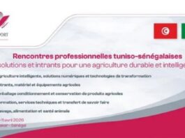 Les rencontres professionnelles tuniso-sénégalaises se tiendront du 7 au 11 avril 2026 à Dakar