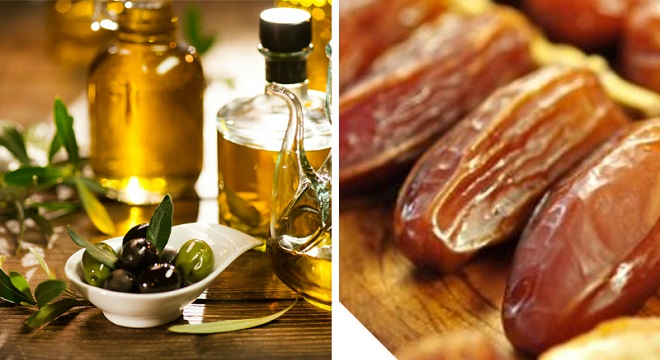 L’huile d’olive et les dattes