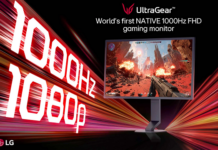 LG dévoile le premier moniteur gaming Full HD natif 1000 Hz au monde
