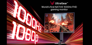 LG dévoile le premier moniteur gaming Full HD natif 1000 Hz au monde