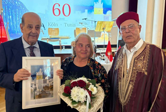Célébration du 60e anniversaire de l’Association de jumelage Cologne -Tunis