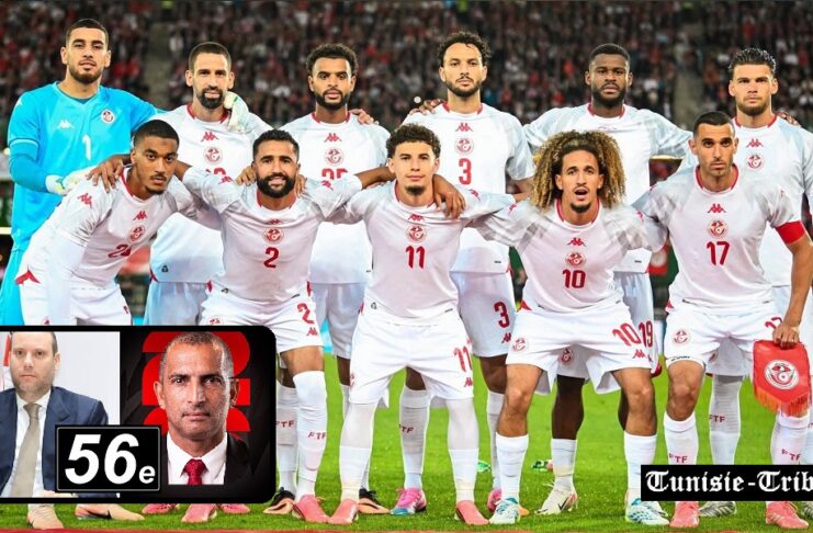 Classement FIFA : triste dégringolade des Aigles de Carthage en plein Mondial 2026