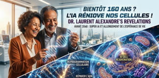 Vivre jusqu’à 160 ans grâce à l’IA ! C’est possible selon les Révélations choc du Dr Laurent Alexandre