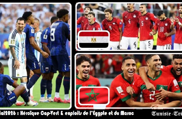 #Mondial2026 : Héroïque Cap-Vert, exploit historique de l’Égypte et programme complet des 8es de finale !