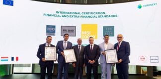Le Groupe Zouari reçoit la certification internationale MSI 20000 à Euronext Paris