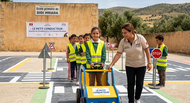 « Le Petit Conducteur » à Siliana Sud : L’éducation routière s’invite sur les bancs de l’école