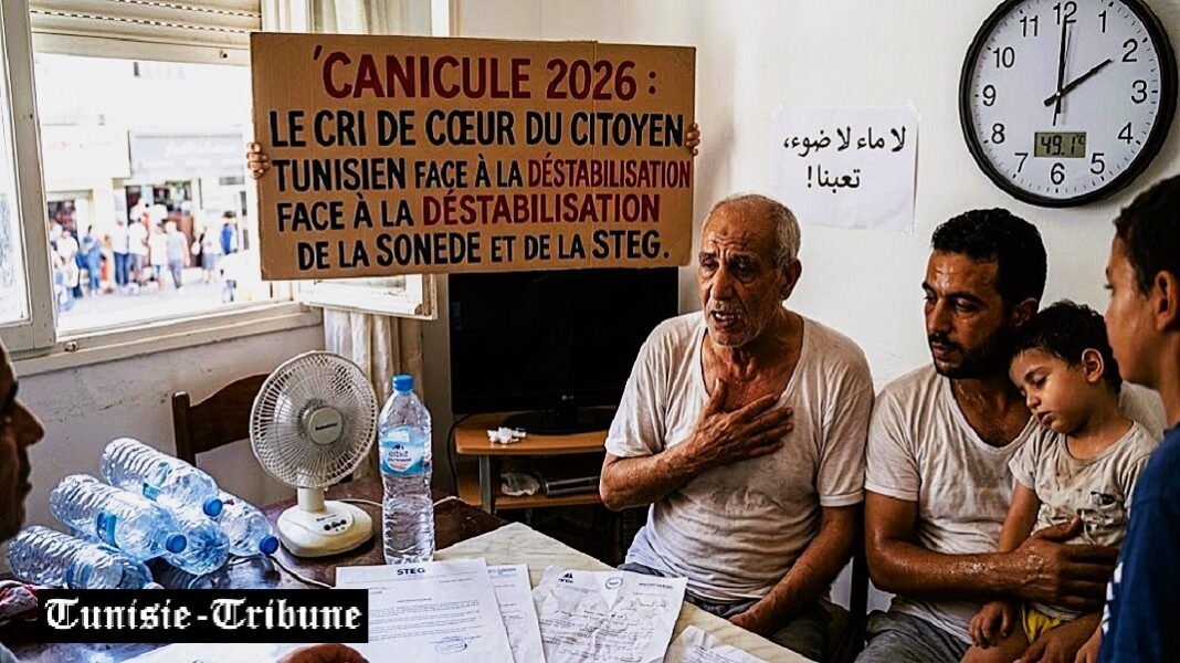 Canicule 2026 - Le cri de cœur du citoyen Tunisien face à la déstabilisation de la SONEDE et de la STEG-00