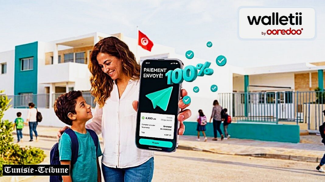 inclusion-financiere-ooredoo-fintech-lance-walletii-en-tunisie-avec-100-de-cashback-instantane-sur-les-frais-de-scolarite