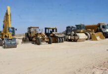Kébili : Avancement des travaux d’aménagement de la route nationale n°20