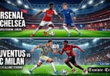 Un Dimanche de gala en Europe : Juventus-Milan et le derby Arsenal-Chelsea en têtes d’affiche… (Retransmissions TV)