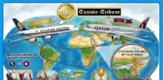 Skytrax World Airline Awards 2026 : Singapore Airlines détrône Qatar Airways, Turkish Airlines et Air France au sommet européen, Ethiopian règne sur l’Afrique et Tunisair à la peine