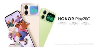 HONOR lance le HONOR Play20C, doté d’un tout nouvel écran tactile arrière, le premier en Tunisie