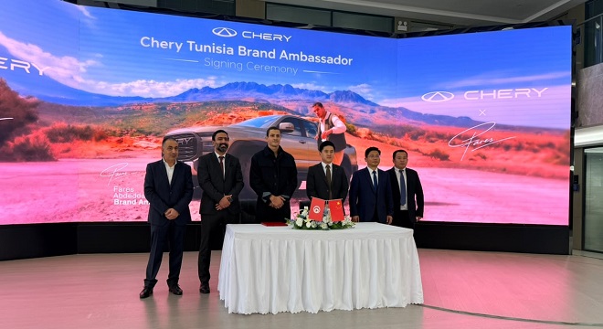 Chery Tunisie et son nouvel ambassadeur Fares Abdeddayem04